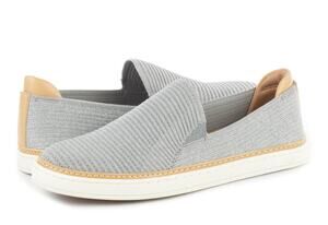 UGG Sammy Metallic Sneaker Slip On Rib Knit Hyper Weave Poron Insole Shimmer 9.5